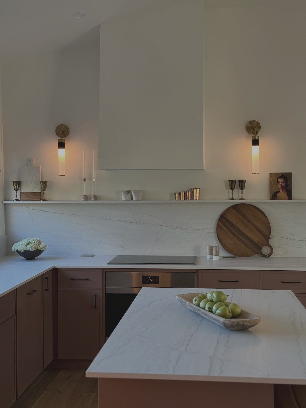 Original San Juan Airbnb kitchen photo before enhancement, dimmer and less clear